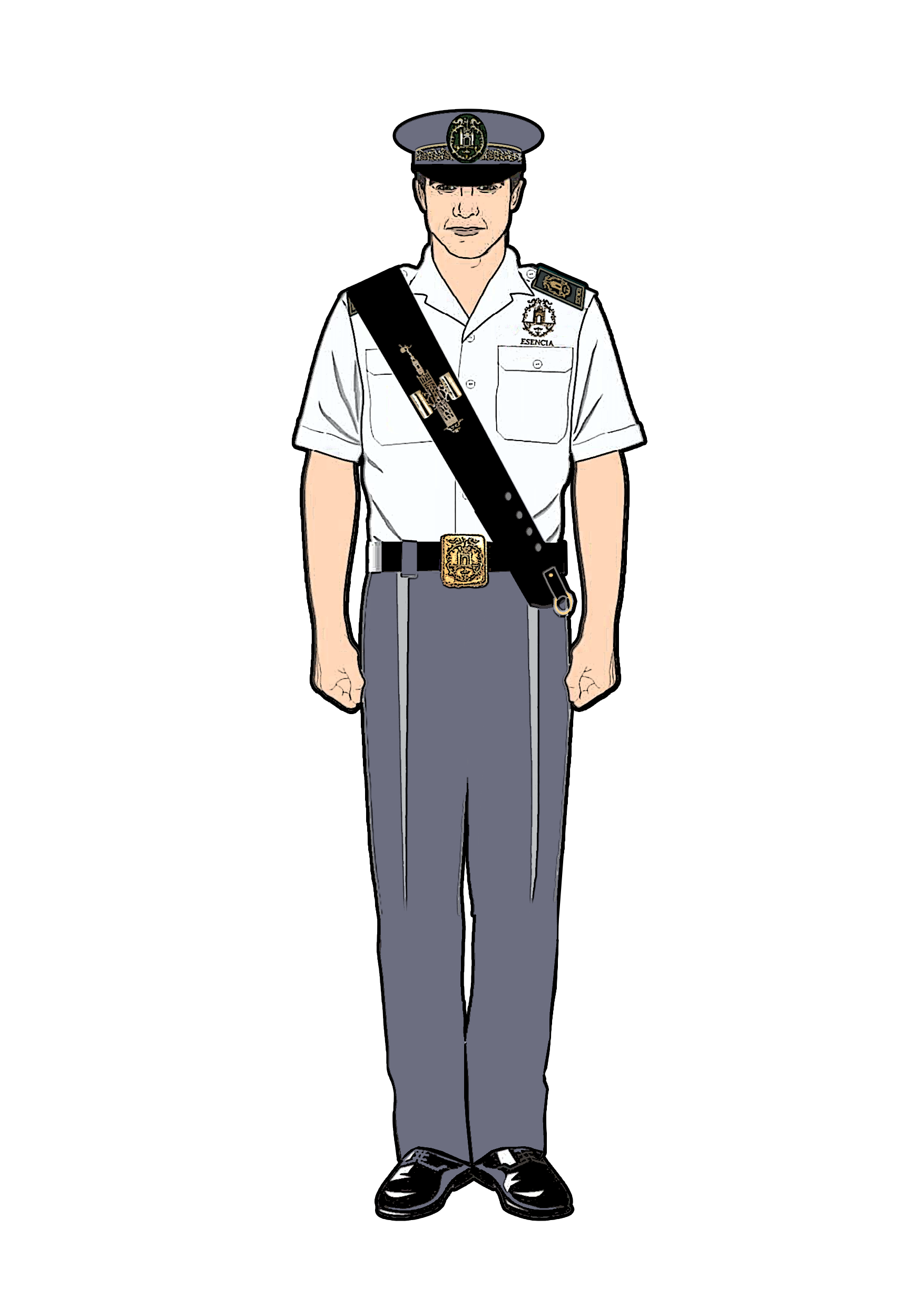 Uniforme de Tambor · Uniforme de verano de la Banda Esencia