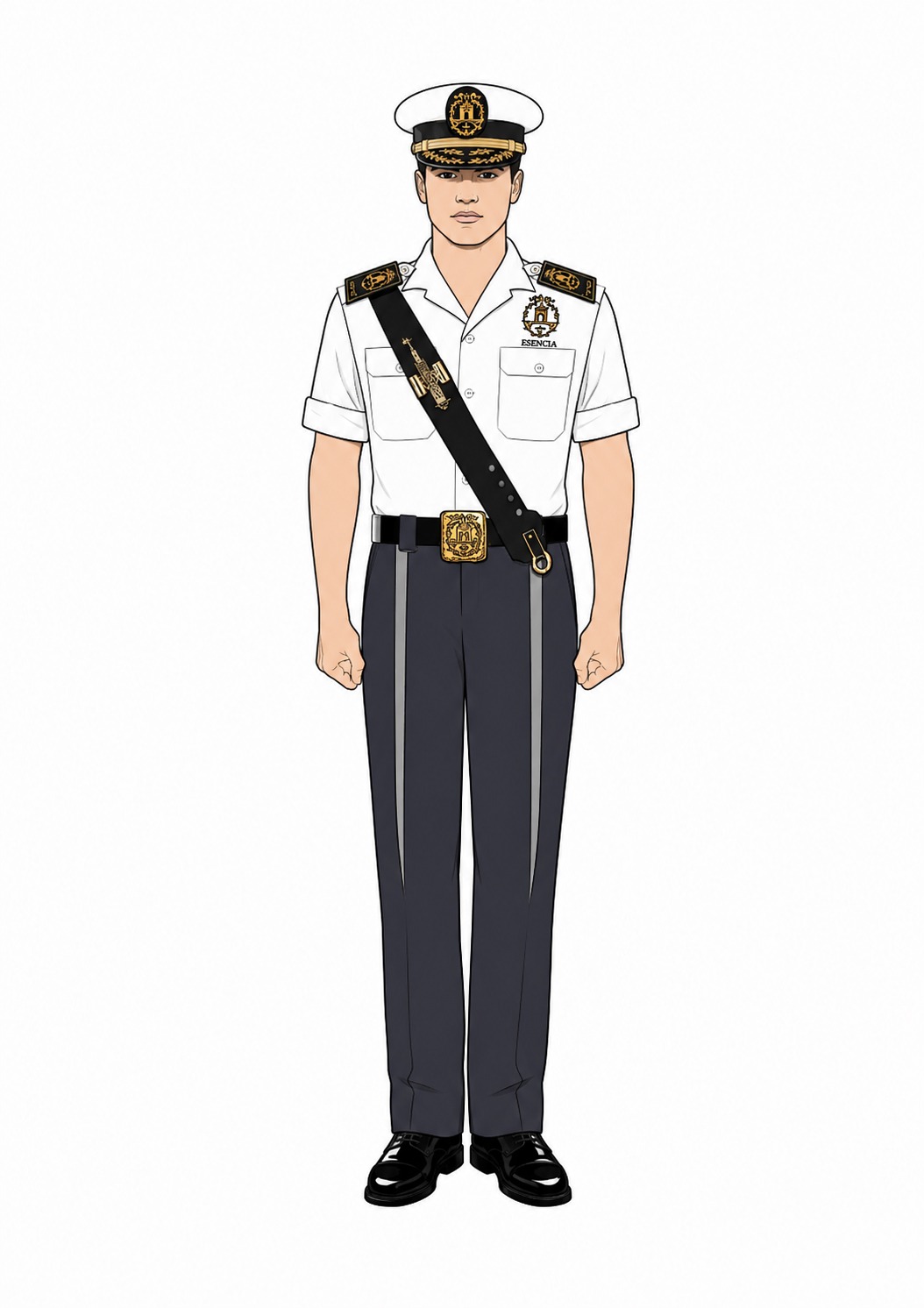 Uniforme de Tambor · Uniforme de verano de la Banda Esencia